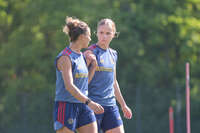 05.08.2026, München, Deutschland. Google Pixel Frauen-Bundesliga: Die FC Bayern Frauen absolvieren auf dem FC Bayern Campus eine Trainingseinheit zur Vorbereitung auf das Testspiel gegen Paris FC. Sophie Proost (FC Bayern Frauen)