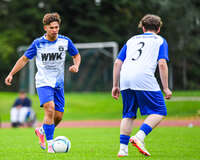 11.10.2026, Bad Wörishofen, Bayern, Deutschland. U19 (A-Jun.) Kreisklasse Allgäu – Nord: FC Bad Wörishofen U19 gegen JFG Wertachtal U19. Spielort: Stadion Unteres Hart. Saison 2026/2027. Fabio Hellwagner (FC Bad Wörishofen) am Ball, mit dem Ball, in einer Spielszene