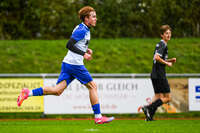 11.10.2026, Bad Wörishofen, Bayern, Deutschland. U19 (A-Jun.) Kreisklasse Allgäu – Nord: FC Bad Wörishofen U19 gegen JFG Wertachtal U19. Spielort: Stadion Unteres Hart. Saison 2026/2027. Paul Koch (FC Bad Wörishofen) nachdenklich, ernst, fokussiert