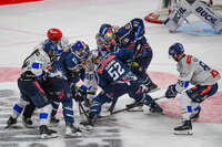 09.10.2026, München, Deutschland. PENNY DEL, Deutsche Eishockey Liga, Saison 2026/27, 7. Spieltag: EHC Red Bull München gegen ERC Ingolstadt im SAP Garden in München. Übersicht von oben