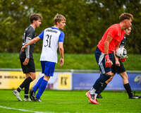 11.10.2026, Bad Wörishofen, Bayern, Deutschland. U19 (A-Jun.) Kreisklasse Allgäu – Nord: FC Bad Wörishofen U19 gegen JFG Wertachtal U19. Spielort: Stadion Unteres Hart. Saison 2026/2027. Niklas Lichtenberg (FC Bad Wörishofen) nachdenklich, ernst, fokussiert