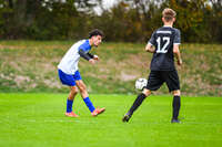 11.10.2026, Bad Wörishofen, Bayern, Deutschland. U19 (A-Jun.) Kreisklasse Allgäu – Nord: FC Bad Wörishofen U19 gegen JFG Wertachtal U19. Spielort: Stadion Unteres Hart. Saison 2026/2027. Florim Veselaj (FC Bad Wörishofen) am Ball, mit dem Ball, in einer Spielszene