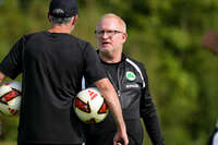 16.07.2026, Bad Wörishofen, Deutschland, 2. Bundesliga, Saison 2026/2027, Der SpVgg Greuther Fürth startet mit der zweiten Trainingseinheit in sein Sommertrainingslager in Bad Wörishofen (Unterallgäu). Der Verein bereitet sich dort auf die Saison 2026/2027 vor. Cheftrainer Heiko Vogel (SpVgg Greuther Fürth)