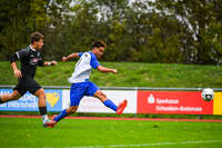 11.10.2026, Bad Wörishofen, Bayern, Deutschland. U19 (A-Jun.) Kreisklasse Allgäu – Nord: FC Bad Wörishofen U19 gegen JFG Wertachtal U19. Spielort: Stadion Unteres Hart. Saison 2026/2027. Julian Bleyer (FC Bad Wörishofen) beim Schuss, beim Abschluss, bei der Schussabgabe
