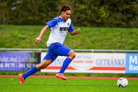 11.10.2026, Bad Wörishofen, Bayern, Deutschland. U19 (A-Jun.) Kreisklasse Allgäu – Nord: FC Bad Wörishofen U19 gegen JFG Wertachtal U19. Spielort: Stadion Unteres Hart. Saison 2026/2027. Julian Bleyer (FC Bad Wörishofen) am Ball, mit dem Ball, in einer Spielszene