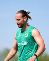 16.07.2026, Bad Wörishofen, Deutschland, 2. Bundesliga, Saison 2026/2027, Der SpVgg Greuther Fürth startet mit der zweiten Trainingseinheit in sein Sommertrainingslager in Bad Wörishofen (Unterallgäu). Der Verein bereitet sich dort auf die Saison 2026/2027 vor. Jannis Heuer (SpVgg Greuther Fürth)