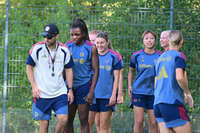 19.08.2026, München, Deutschland. Google Pixel Frauen-Bundesliga: Die FC Bayern Frauen absolvieren auf dem FC Bayern Campus eine Trainingseinheit vor dem Bundesliga-Saisonauftakt gegen den 1. FC Union Berlin. Edna Imade (FC Bayern Frauen)