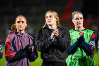22.09.2026, Unterhaching, Deutschland. UEFA Women's Champions League, 1. Spieltag der Ligaphase: FC Bayern München Frauen gegen Manchester City. UWCL-Auftakt der FC Bayern Frauen und erstes UWCL-Pflichtspiel im neuen Zuhause Sportpark Unterhaching. Regina van Eijk (FC Bayern Frauen)