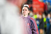 22.09.2026, Unterhaching, Deutschland. UEFA Women's Champions League, 1. Spieltag der Ligaphase: FC Bayern München Frauen gegen Manchester City. UWCL-Auftakt der FC Bayern Frauen und erstes UWCL-Pflichtspiel im neuen Zuhause Sportpark Unterhaching. Sarah Zadrazil (FC Bayern Frauen)