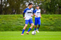 11.10.2026, Bad Wörishofen, Bayern, Deutschland. U19 (A-Jun.) Kreisklasse Allgäu – Nord: FC Bad Wörishofen U19 gegen JFG Wertachtal U19. Spielort: Stadion Unteres Hart. Saison 2026/2027. Florim Veselaj (FC Bad Wörishofen) am Ball, mit dem Ball, in einer Spielszene