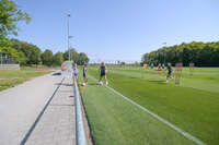 05.08.2026, München, Deutschland. Google Pixel Frauen-Bundesliga: Die FC Bayern Frauen absolvieren auf dem FC Bayern Campus eine Trainingseinheit zur Vorbereitung auf das Testspiel gegen Paris FC. Übersicht des Training