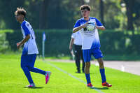 04.10.2026, Bad Wörishofen, Deutschland. U19 (A-Jun.) Kreisklasse Allgäu - Nord: FC Bad Wörishofen U19 gegen SG Unterrieden U19. Spielort: Stadion Am Unteren Hart. Florim Veselaj (FC Bad Wörishofen) nachdenklich, ernst, fokussiert