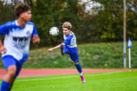 11.10.2026, Bad Wörishofen, Bayern, Deutschland. U19 (A-Jun.) Kreisklasse Allgäu – Nord: FC Bad Wörishofen U19 gegen JFG Wertachtal U19. Spielort: Stadion Unteres Hart. Saison 2026/2027. Philipp Rötzer (FC Bad Wörishofen) beim Schuss, beim Abschluss, bei der Schussabgabe