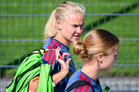 19.08.2026, München, Deutschland. Google Pixel Frauen-Bundesliga: Die FC Bayern Frauen absolvieren auf dem FC Bayern Campus eine Trainingseinheit vor dem Bundesliga-Saisonauftakt gegen den 1. FC Union Berlin. Pernille Harder (FC Bayern Frauen)