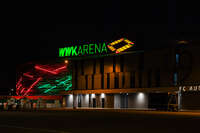 20.09.2026, Augsburg, Deutschland. Die WWK Arena in Augsburg vor dem UEFA Nations League-Länderspiel der deutschen Fußball-Nationalmannschaft gegen Griechenland. Die Partie am 27. September 2026 ist das erste Heim-Länderspiel unter Bundestrainer Jürgen Klopp.