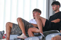 19.08.2026, München, Deutschland. FC Bayern München U19 vs. VfB Stuttgart U19 am FC Bayern Campus in München. Lennart Karl (Zuschauer)