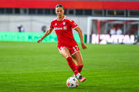 31.08.2026, München, Deutschland. Google Pixel Frauen-Bundesliga: FC Bayern München Frauen gegen 1. FSV Mainz 05 Frauen am FC Bayern Campus. Erstes Heimspiel des FC Bayern München in der Saison 2026/27. Klara Bühl (FC Bayern Frauen)