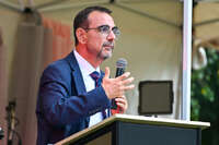 01.08.2026 – Bad Wörishofen, Deutschland: Das Roséweinfest im Hotel Sonnengarten findet zum zweiten Mal statt. Klaus Holetschek (CSU-Politiker, MdL)