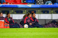 22.09.2026, Unterhaching, Deutschland. UEFA Women's Champions League, 1. Spieltag der Ligaphase: FC Bayern München Frauen gegen Manchester City. UWCL-Auftakt der FC Bayern Frauen und erstes UWCL-Pflichtspiel im neuen Zuhause Sportpark Unterhaching. Sophie Proost (FC Bayern Frauen)