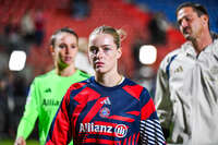 22.09.2026, Unterhaching, Deutschland. UEFA Women's Champions League, 1. Spieltag der Ligaphase: FC Bayern München Frauen gegen Manchester City. UWCL-Auftakt der FC Bayern Frauen und erstes UWCL-Pflichtspiel im neuen Zuhause Sportpark Unterhaching. Alara Sehitler (FC Bayern Frauen)