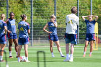 19.08.2026, München, Deutschland. Google Pixel Frauen-Bundesliga: Die FC Bayern Frauen absolvieren auf dem FC Bayern Campus eine Trainingseinheit vor dem Bundesliga-Saisonauftakt gegen den 1. FC Union Berlin. Giulia Gwinn (FC Bayern Frauen)