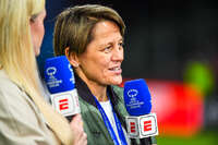 22.09.2026, Unterhaching, Deutschland. UEFA Women's Champions League, 1. Spieltag der Ligaphase: FC Bayern München Frauen gegen Manchester City. UWCL-Auftakt der FC Bayern Frauen und erstes UWCL-Pflichtspiel im neuen Zuhause Sportpark Unterhaching. Bianca Rech (Direktorin, FC Bayern Frauen)
