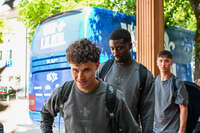19.07.2026, Bad Wörishofen, Deutschland. 2. Bundesliga: Ankunft des SV Darmstadt 98 in Bad Wörishofen. Sommertrainingslager. Vorbereitung auf die Saison 2026/2027. Spieler (SV Darmstadt 98)