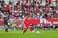 31.08.2026, München, Deutschland. Google Pixel Frauen-Bundesliga: FC Bayern München Frauen gegen 1. FSV Mainz 05 Frauen am FC Bayern Campus. Erstes Heimspiel des FC Bayern München in der Saison 2026/27. Lena Oberdorf (FC Bayern Frauen)