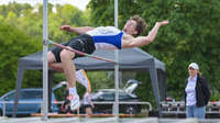 Mindelheim, Deutschland - 09.05.2026: Wettkampf bei der Internationalen Bodensee-Leichtathletik (IBL) 2026 im Julius-Stromayer-Stadion.