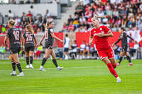 31.08.2026, München, Deutschland. Google Pixel Frauen-Bundesliga: FC Bayern München Frauen gegen 1. FSV Mainz 05 Frauen am FC Bayern Campus. Erstes Heimspiel des FC Bayern München in der Saison 2026/27. Giulia Gwinn (FC Bayern Frauen)