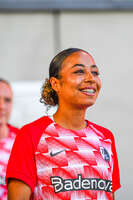 06.09.2026, München, Deutschland. Google Pixel Frauen-Bundesliga: FC Bayern München Frauen gegen SC Freiburg Frauen am FC Bayern Campus. Nicole Ojukwu (SC Freiburg Frauen)