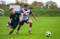 11.10.2026, Bad Wörishofen, Bayern, Deutschland. A-Klasse Allgäu 2: FC Bad Wörishofen II gegen TSV 1913 Ettringen. Spielort: Stadion Unteres Hart. 12. Spieltag der A-Klasse Allgäu 2, Saison 2026/2027. Yunus Güclü (FC Bad Wörishofen) im Zweikampf, im Duell, im Kampf um den Ball