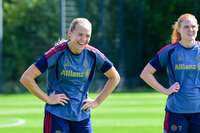19.08.2026, München, Deutschland. Google Pixel Frauen-Bundesliga: Die FC Bayern Frauen absolvieren auf dem FC Bayern Campus eine Trainingseinheit vor dem Bundesliga-Saisonauftakt gegen den 1. FC Union Berlin. Magdalena Eriksson (FC Bayern Frauen)