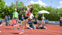 Mindelheim, Deutschland - 09.05.2026: Wettkampf bei der Internationalen Bodensee-Leichtathletik (IBL) 2026 im Julius-Stromayer-Stadion.