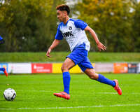 11.10.2026, Bad Wörishofen, Bayern, Deutschland. U19 (A-Jun.) Kreisklasse Allgäu – Nord: FC Bad Wörishofen U19 gegen JFG Wertachtal U19. Spielort: Stadion Unteres Hart. Saison 2026/2027. Julian Bleyer (FC Bad Wörishofen) nachdenklich, ernst, fokussiert