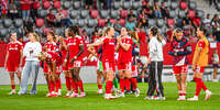 31.08.2026, München, Deutschland. Google Pixel Frauen-Bundesliga: FC Bayern München Frauen gegen 1. FSV Mainz 05 Frauen am FC Bayern Campus. Erstes Heimspiel des FC Bayern München in der Saison 2026/27. Mannschaft