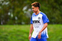 11.10.2026, Bad Wörishofen, Bayern, Deutschland. U19 (A-Jun.) Kreisklasse Allgäu – Nord: FC Bad Wörishofen U19 gegen JFG Wertachtal U19. Spielort: Stadion Unteres Hart. Saison 2026/2027. Julian Bleyer (FC Bad Wörishofen) beim Jubel, jubelnd, feiernd