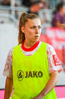 31.08.2026, München, Deutschland. Google Pixel Frauen-Bundesliga: FC Bayern München Frauen gegen 1. FSV Mainz 05 Frauen am FC Bayern Campus. Erstes Heimspiel des FC Bayern München in der Saison 2026/27. Maja Pageler (Mainz 05 Frauen)