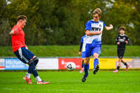 11.10.2026, Bad Wörishofen, Bayern, Deutschland. U19 (A-Jun.) Kreisklasse Allgäu – Nord: FC Bad Wörishofen U19 gegen JFG Wertachtal U19. Spielort: Stadion Unteres Hart. Saison 2026/2027. Niklas Lichtenberg (FC Bad Wörishofen) beim Laufen, im Sprint, in einer Laufszene