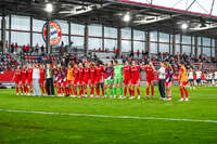 31.08.2026, München, Deutschland. Google Pixel Frauen-Bundesliga: FC Bayern München Frauen gegen 1. FSV Mainz 05 Frauen am FC Bayern Campus. Erstes Heimspiel des FC Bayern München in der Saison 2026/27. Mannschaft