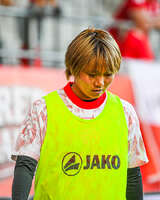31.08.2026, München, Deutschland. Google Pixel Frauen-Bundesliga: FC Bayern München Frauen gegen 1. FSV Mainz 05 Frauen am FC Bayern Campus. Erstes Heimspiel des FC Bayern München in der Saison 2026/27. Suguri Hashitani (Mainz 05 Frauen)
