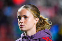 22.09.2026, Unterhaching, Deutschland. UEFA Women's Champions League, 1. Spieltag der Ligaphase: FC Bayern München Frauen gegen Manchester City. UWCL-Auftakt der FC Bayern Frauen und erstes UWCL-Pflichtspiel im neuen Zuhause Sportpark Unterhaching. Sophie Proost (FC Bayern Frauen)