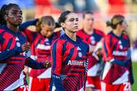 22.09.2026, Unterhaching, Deutschland. UEFA Women's Champions League, 1. Spieltag der Ligaphase: FC Bayern München Frauen gegen Manchester City. UWCL-Auftakt der FC Bayern Frauen und erstes UWCL-Pflichtspiel im neuen Zuhause Sportpark Unterhaching. Kassandra Potsi (FC Bayern Frauen)