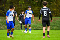 11.10.2026, Bad Wörishofen, Bayern, Deutschland. U19 (A-Jun.) Kreisklasse Allgäu – Nord: FC Bad Wörishofen U19 gegen JFG Wertachtal U19. Spielort: Stadion Unteres Hart. Saison 2026/2027. Faruk Dugonjic (FC Bad Wörishofen) am Ball, mit dem Ball, in einer Spielszene