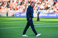 22.09.2026, Unterhaching, Deutschland. UEFA Women's Champions League, 1. Spieltag der Ligaphase: FC Bayern München Frauen gegen Manchester City. UWCL-Auftakt der FC Bayern Frauen und erstes UWCL-Pflichtspiel im neuen Zuhause Sportpark Unterhaching. Andrée Jeglertz (Cheftrainer, Manchester City Frauen)