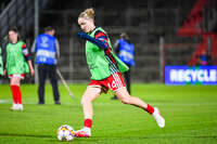 22.09.2026, Unterhaching, Deutschland. UEFA Women's Champions League, 1. Spieltag der Ligaphase: FC Bayern München Frauen gegen Manchester City. UWCL-Auftakt der FC Bayern Frauen und erstes UWCL-Pflichtspiel im neuen Zuhause Sportpark Unterhaching. Alara Sehitler (FC Bayern Frauen)