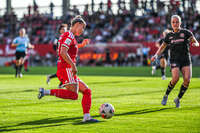 31.08.2026, München, Deutschland. Google Pixel Frauen-Bundesliga: FC Bayern München Frauen gegen 1. FSV Mainz 05 Frauen am FC Bayern Campus. Erstes Heimspiel des FC Bayern München in der Saison 2026/27. Giulia Gwinn (FC Bayern Frauen)