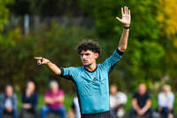 03.10.2026, Mindelheim, Deutschland. Kreisliga Allgäu Nord: TSV Mindelheim gegen (SG) Sontheim/Westerheim. Spielort: Julius-Strohmayer Stadion. Schiedsrichter, Unparteiischer, Spielleiter
