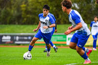 11.10.2026, Bad Wörishofen, Bayern, Deutschland. U19 (A-Jun.) Kreisklasse Allgäu – Nord: FC Bad Wörishofen U19 gegen JFG Wertachtal U19. Spielort: Stadion Unteres Hart. Saison 2026/2027. Abdul (FC Bad Wörishofen) am Ball, mit dem Ball, in einer Spielszene