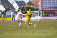 28.03.2026, Mindelheim (Deutschland): Spiel der Kreisliga Allgäu Nord zwischen dem TSV Mindelheim und dem FSV Lamerdingen im Julius-Strohmayer-Stadion.